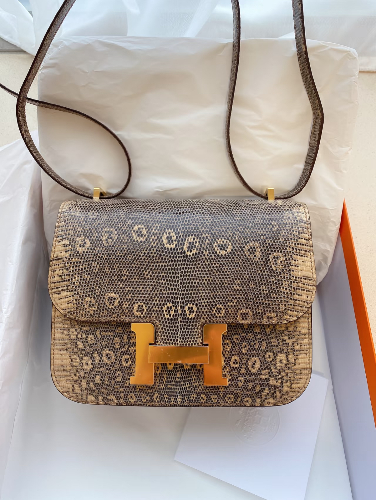 Constance 24 Lizard Leather Custom - Artisantouchss