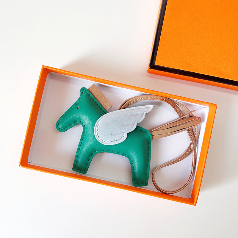 H Hand sewn pony pendant - Artisantouchss