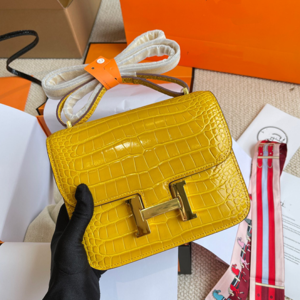 Constance Mini 19 crocodile leather custom - Artisantouchss