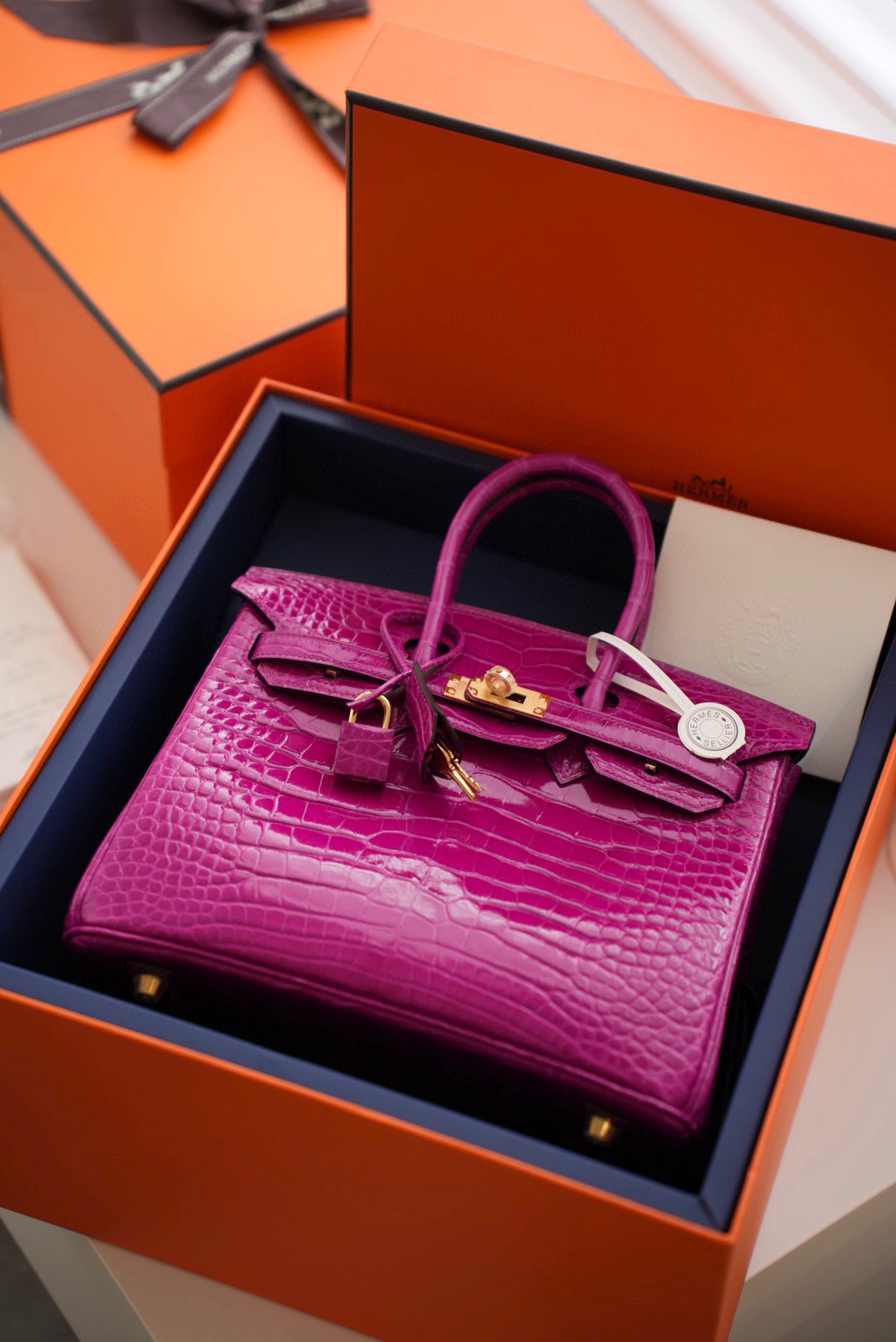 Advanced customization Birkin 25-30 crocodile skin - Artisantouchss