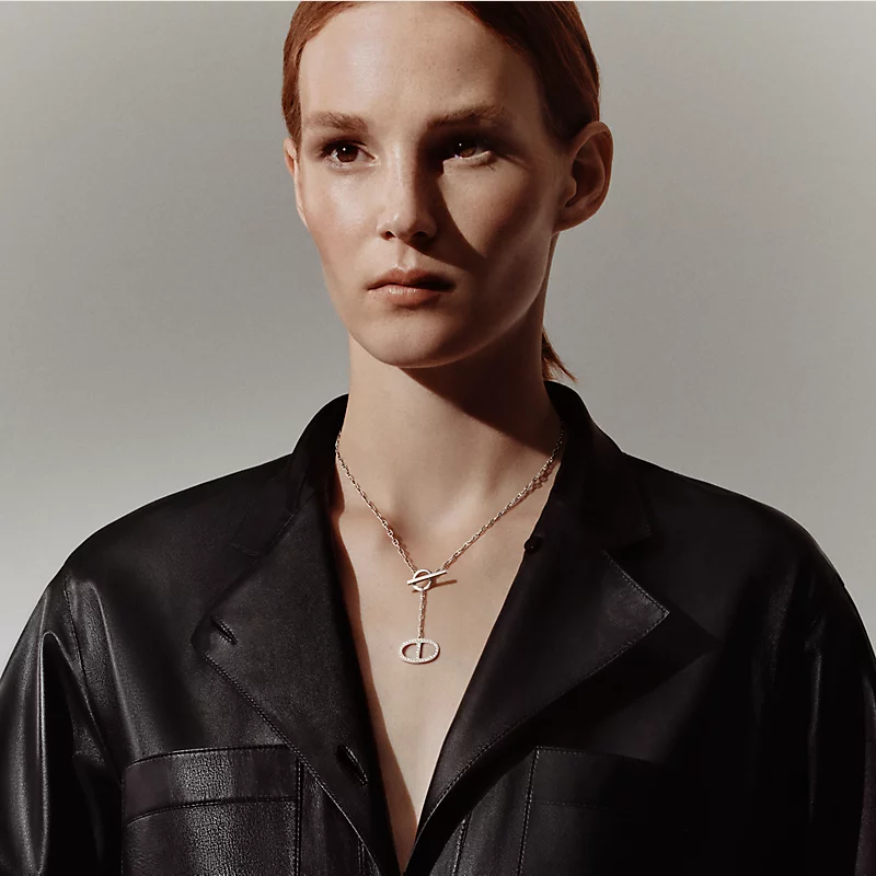 Chaine d'ancre Contour pendant, large model - Artisantouchss