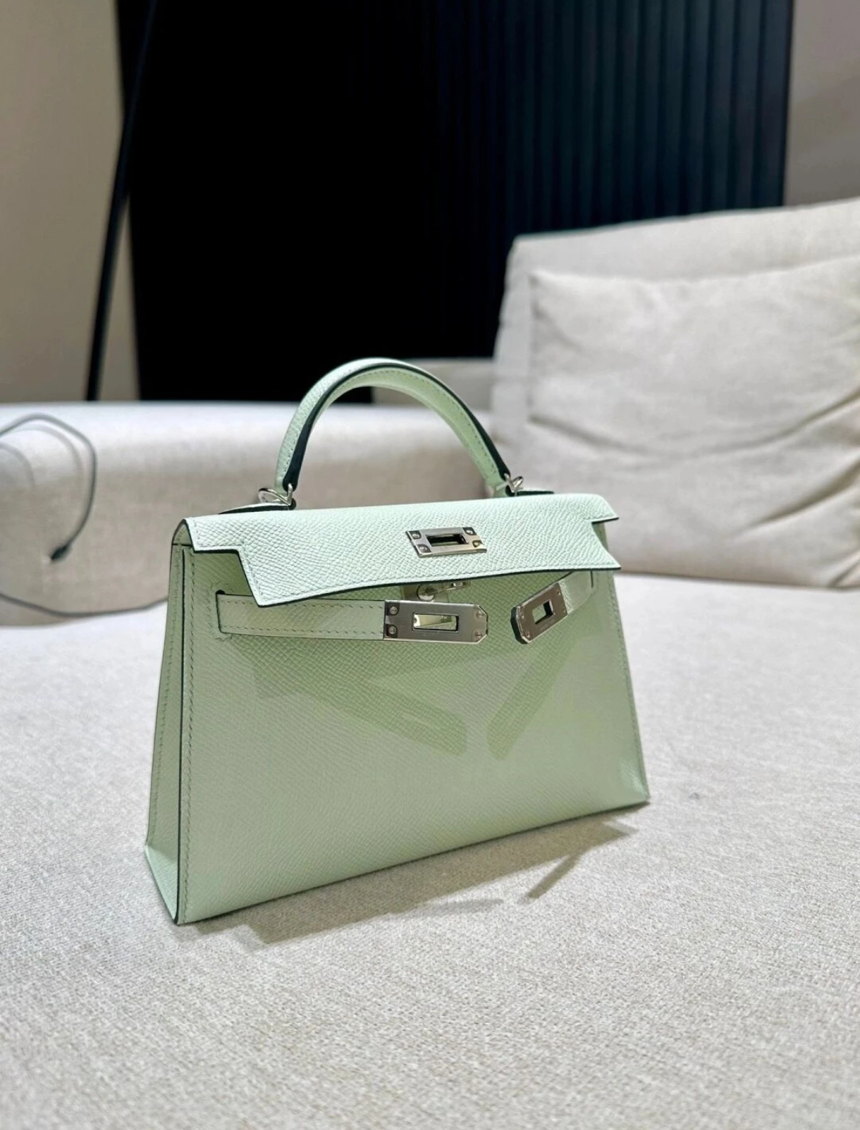 Kelly Mini 19 Bubble Green Custom-made - Artisantouchss