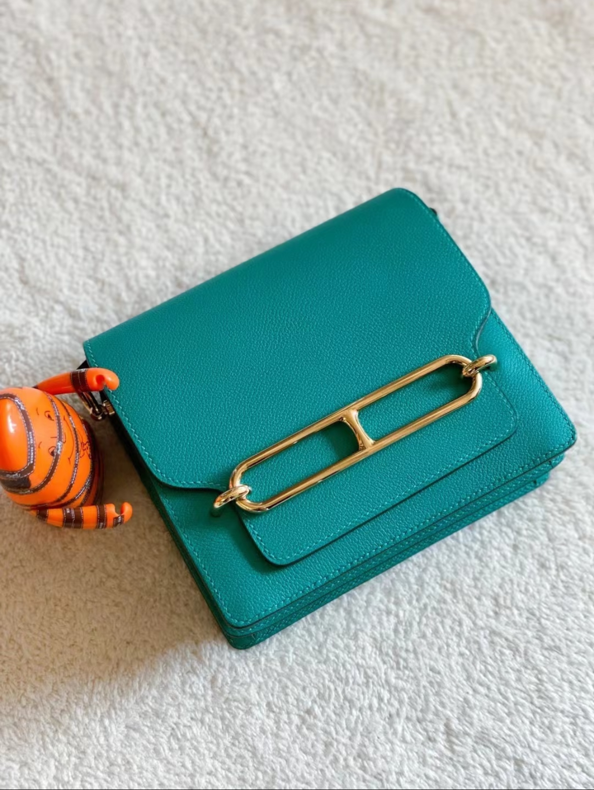 mini roulis 19 Verona Green gold buckle - Artisantouchss