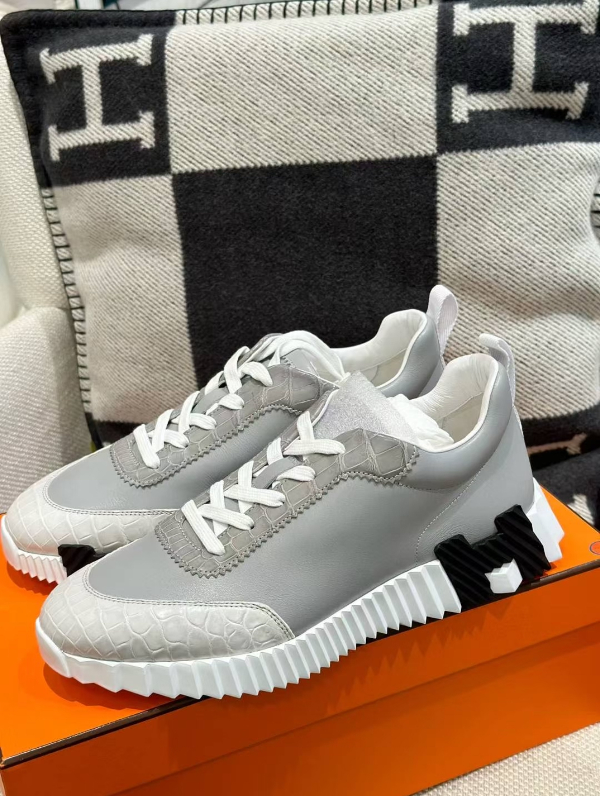 men's crocodile leather TOGO shoes, custom made - Artisantouchss