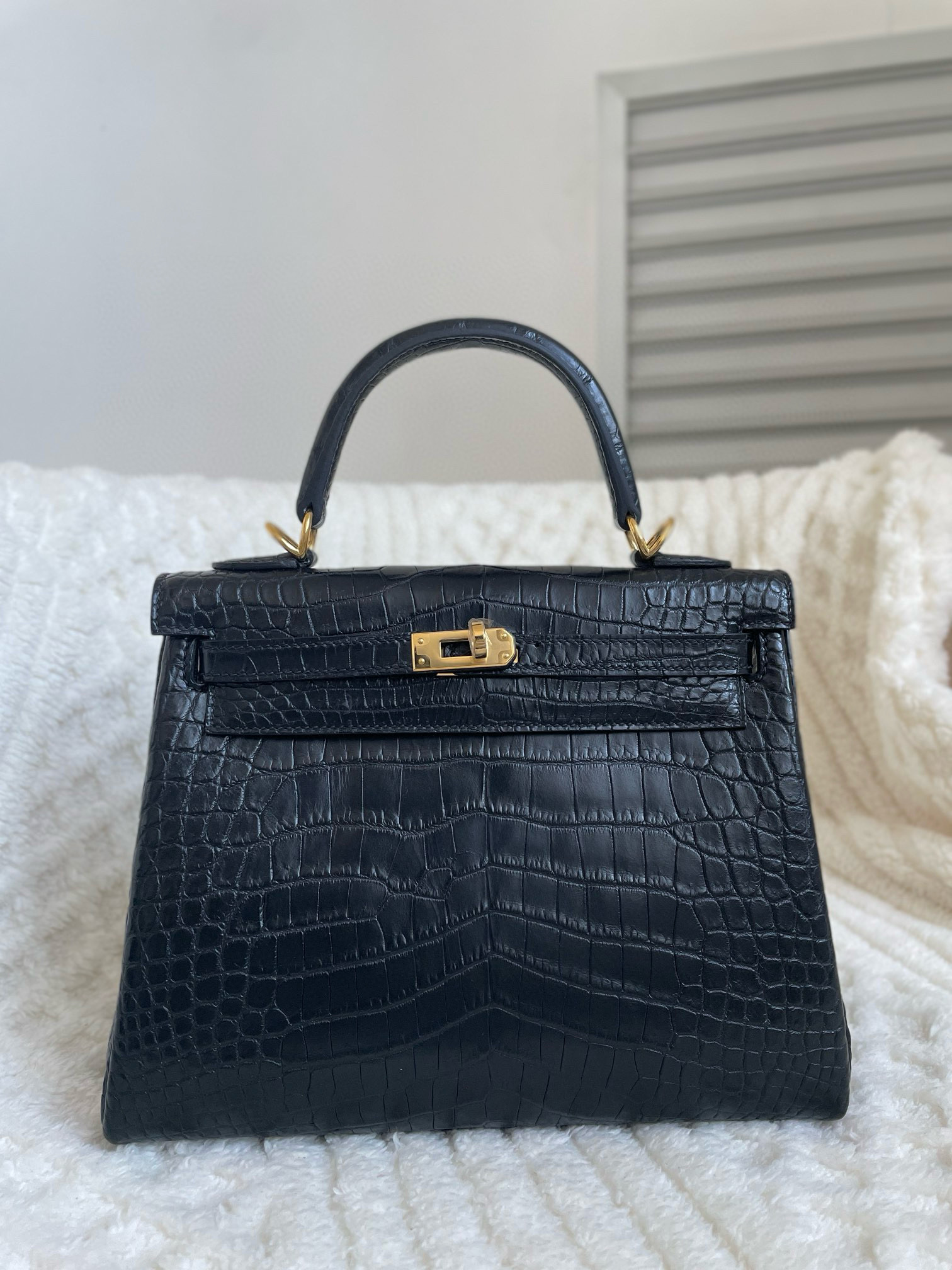 Haute Couture Kelly 25-28 crocodile skin - Artisantouchss