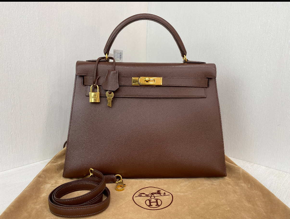 Kelly 25-28 Bordeaux Red Gold Buckle Custom - Artisantouchss