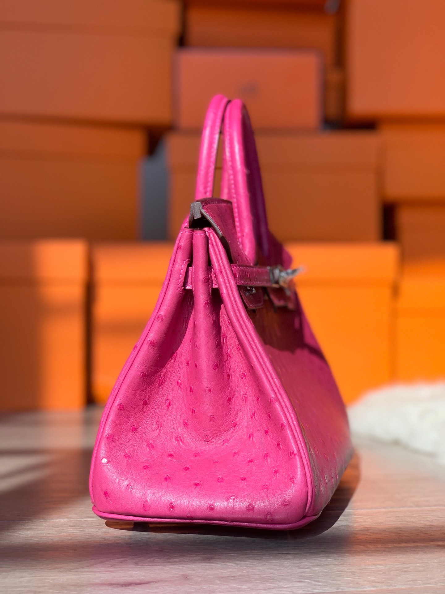 Advanced customization Birkin 25-30 Ostrich skin - Artisantouchss