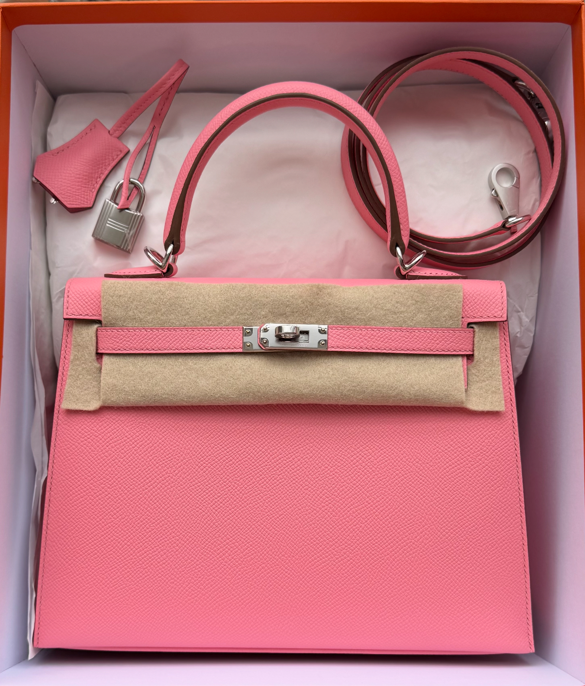 Kelly 25-28 Light Pink TOGO Custom - Artisantouchss