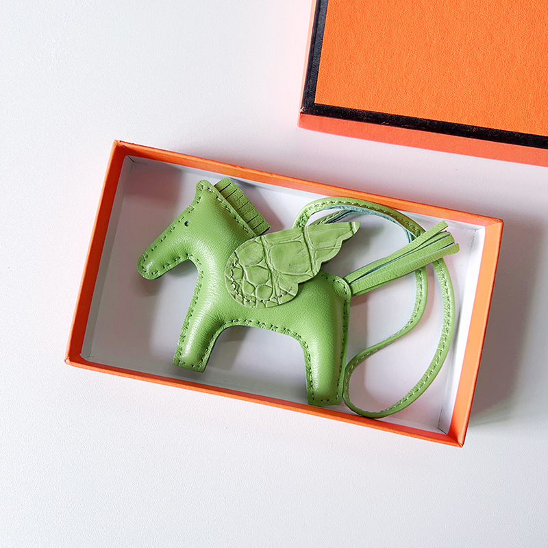 H Hand sewn pony pendant - Artisantouchss