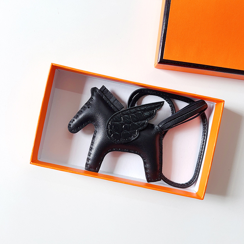 H Hand sewn pony pendant - Artisantouchss