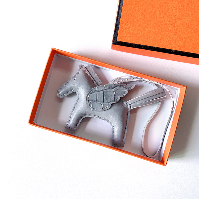 H Hand sewn pony pendant - Artisantouchss