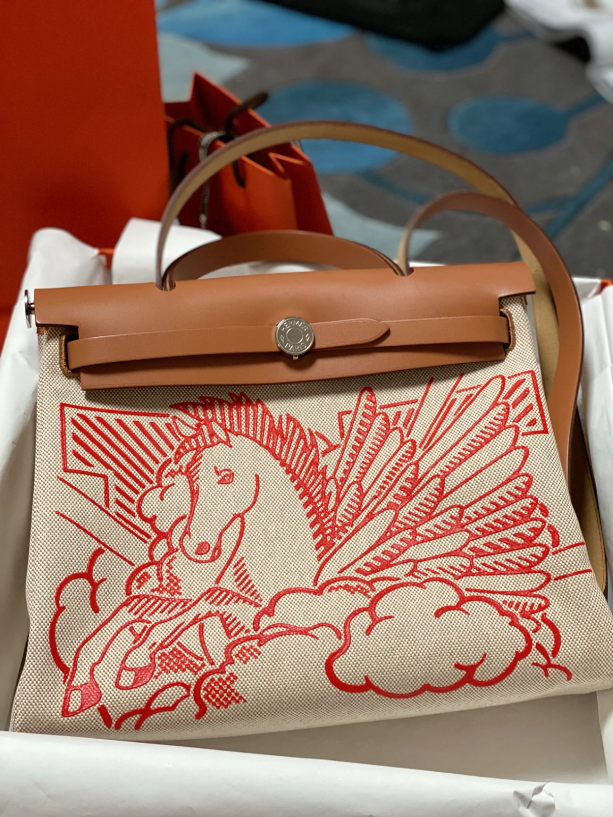 Hermès Herbag 31cm Pegasus - Artisantouchss