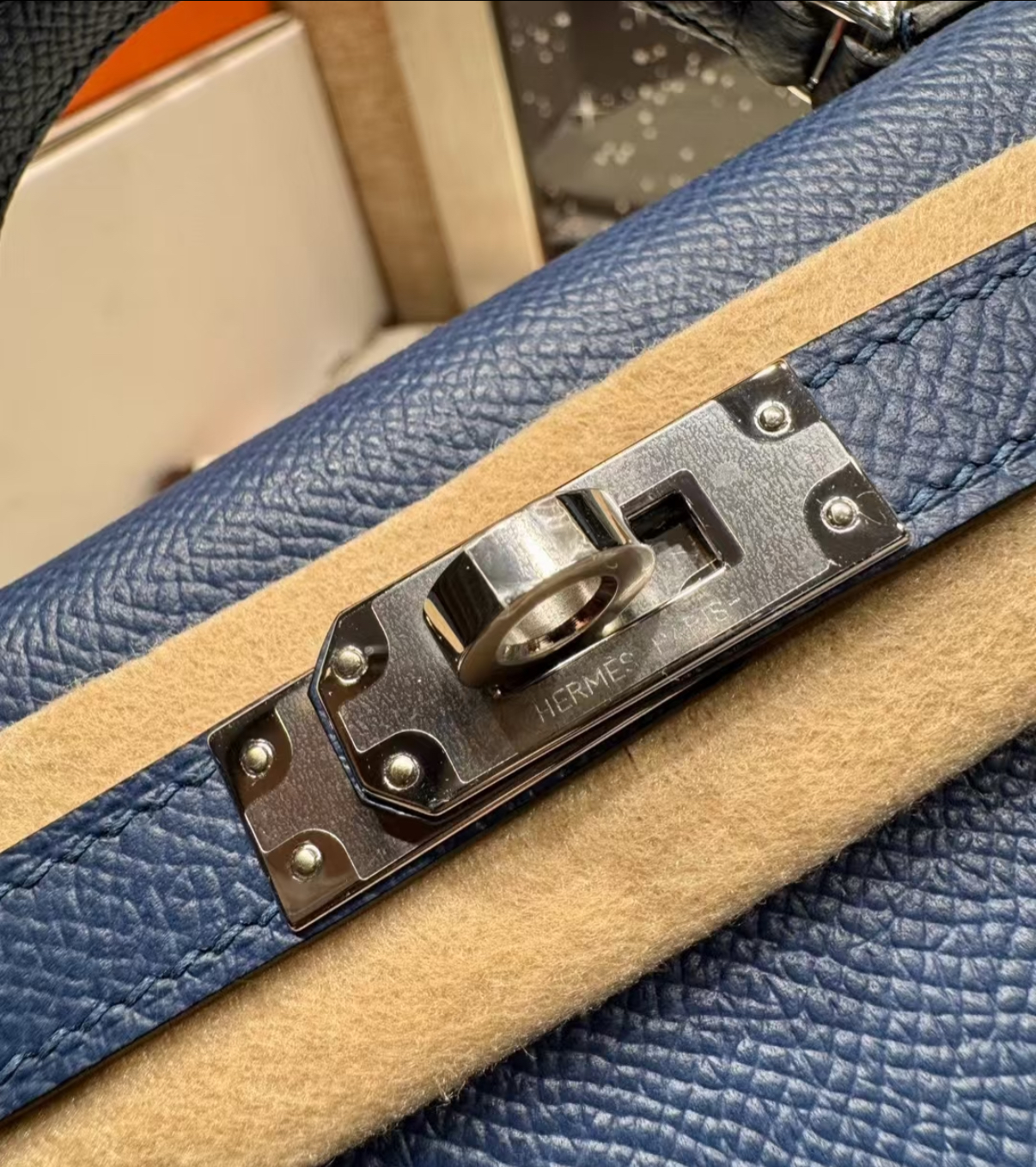 Kelly mini Sapphire Blue Custom - Artisantouchss