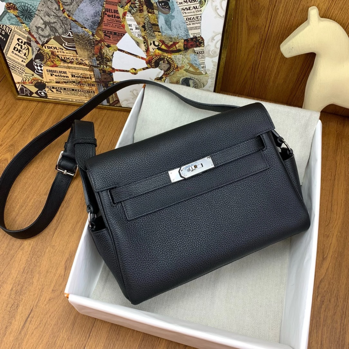 Kelly Messenger PM Black Custom - Artisantouchss