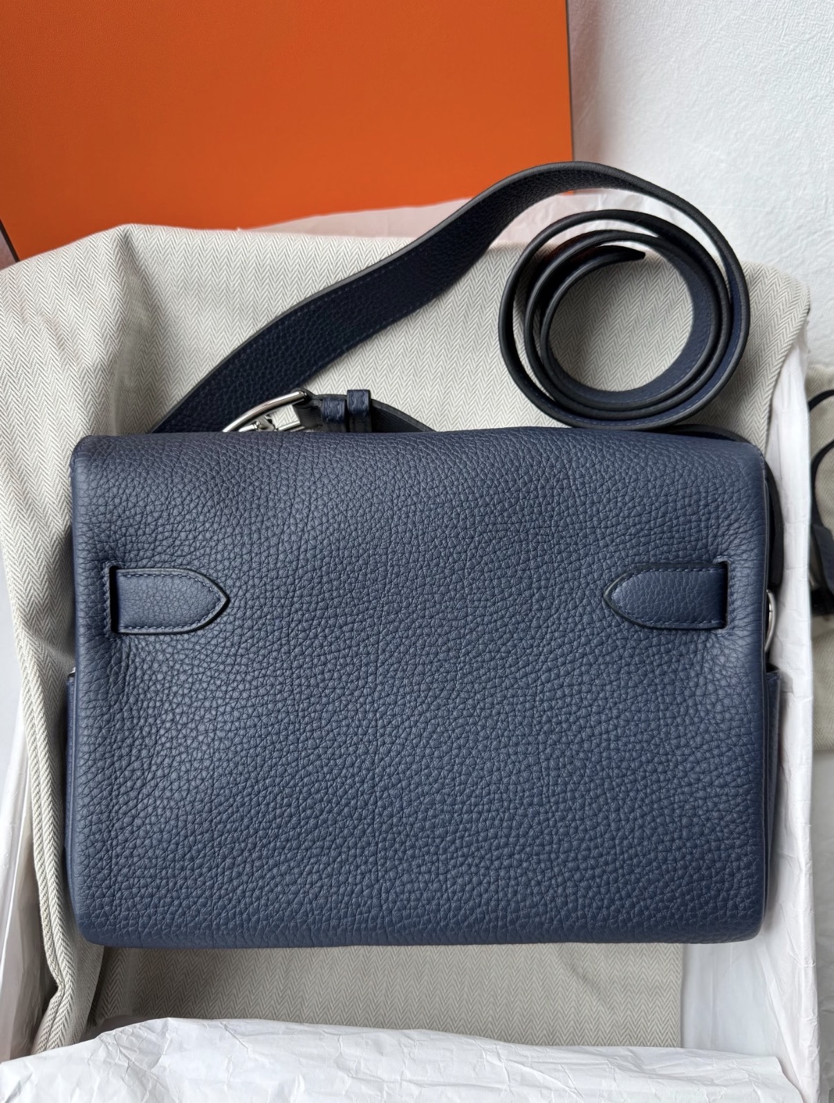 Kelly Messenger PM Navy Blue Custom - Artisantouchss