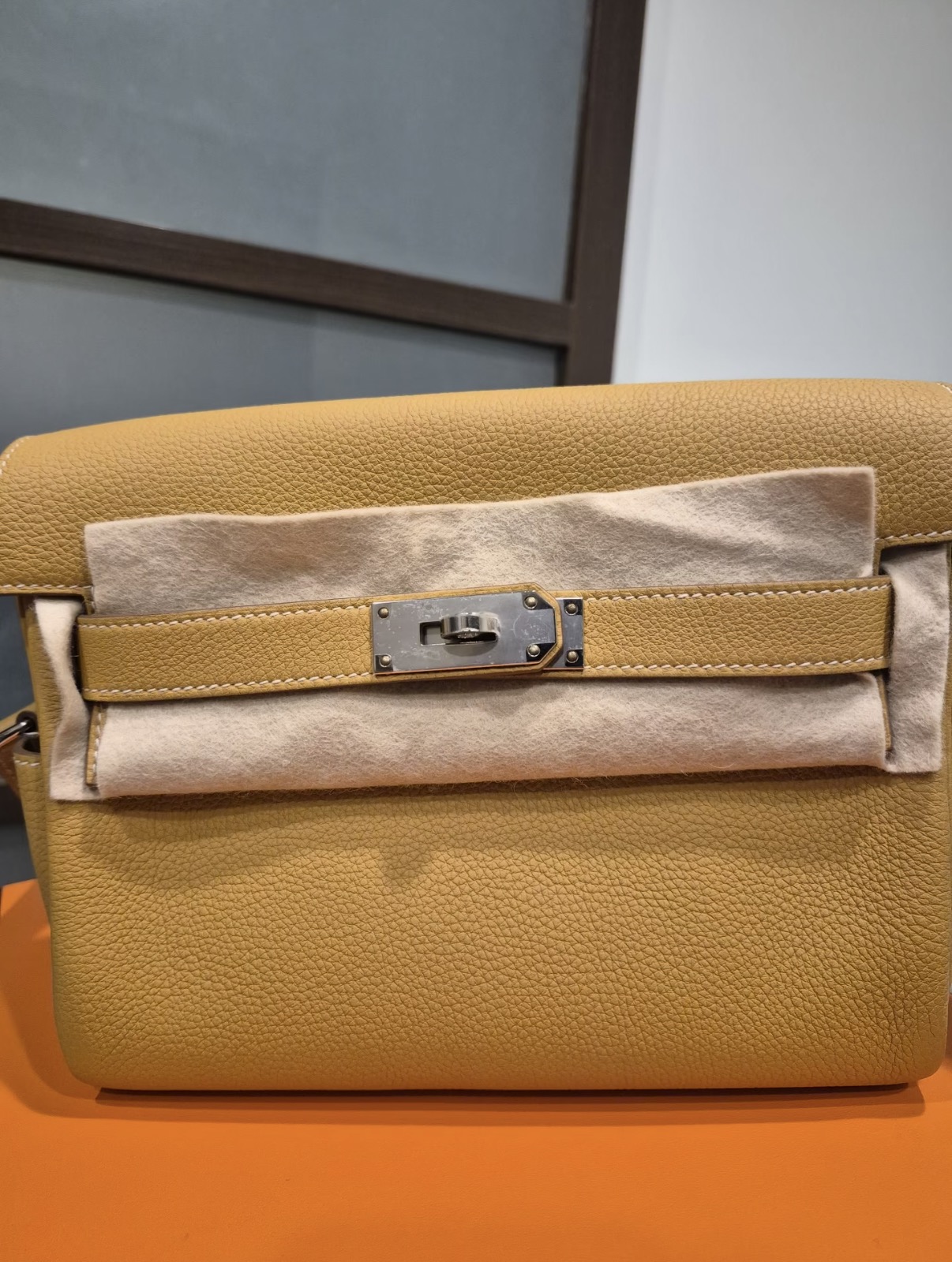 Kelly Messenger PM yellow Custom - Artisantouchss