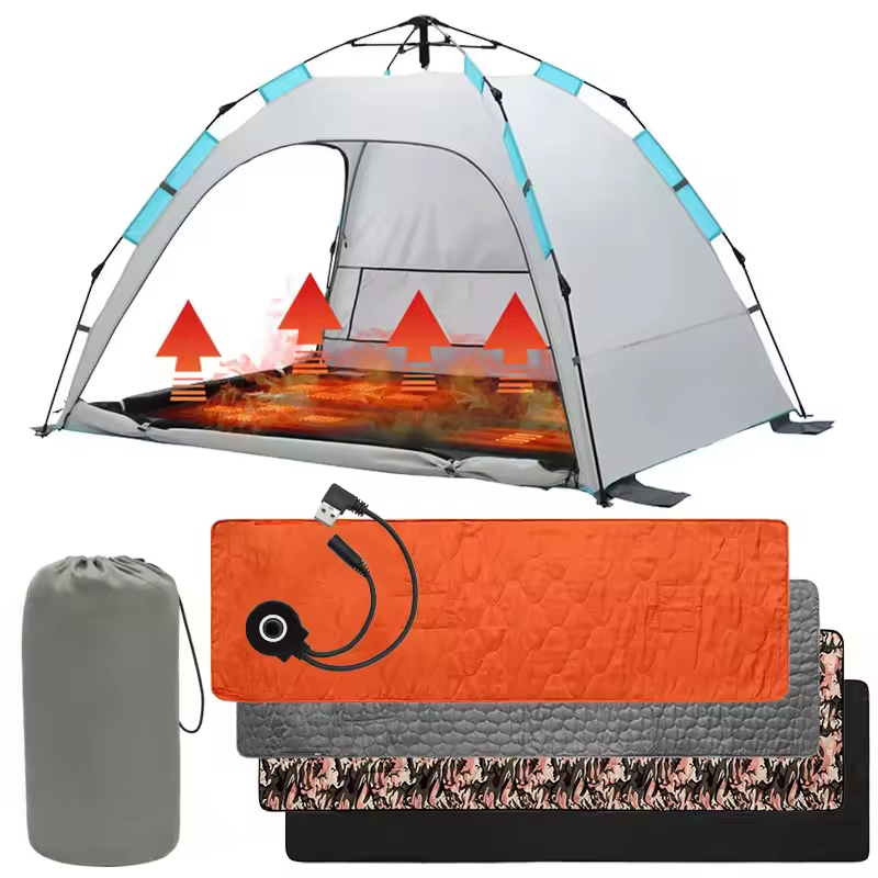 USB Heated Sleeping Mat – Portable Electric Heating Pad for Camping & Travel