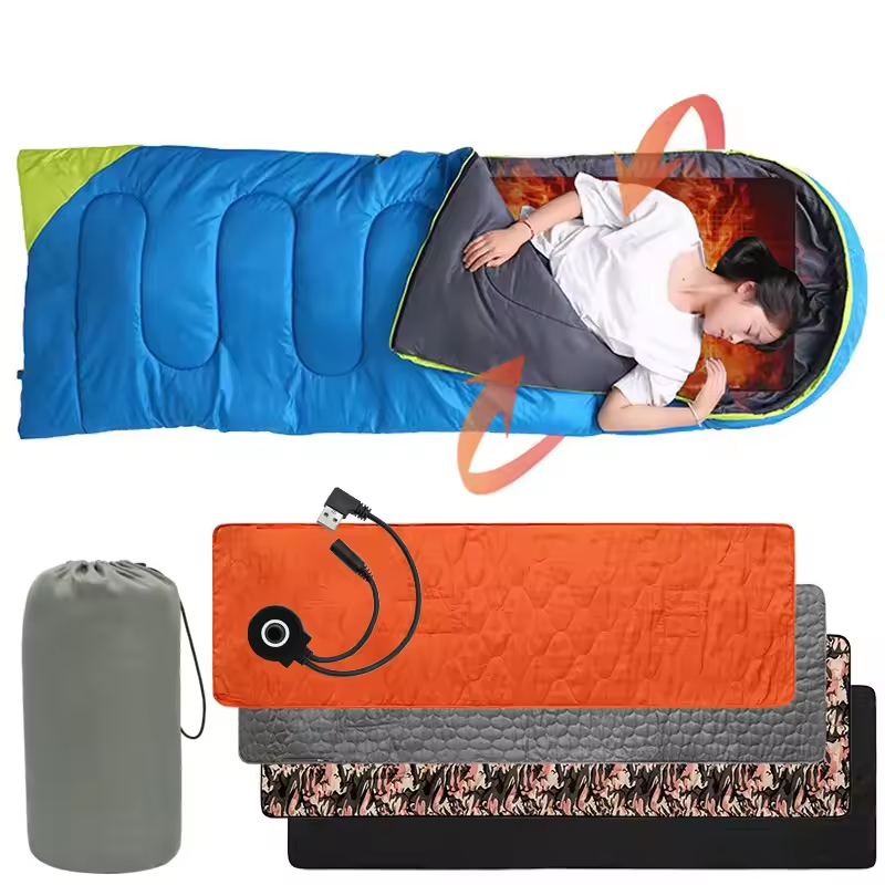 USB Heated Sleeping Mat – Portable Electric Heating Pad for Camping & Travel