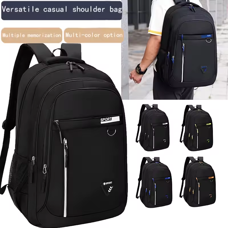 Unisex Backpack for Men & Women, School and Travel Double-Shoulder Backpack, Student Book Bag
