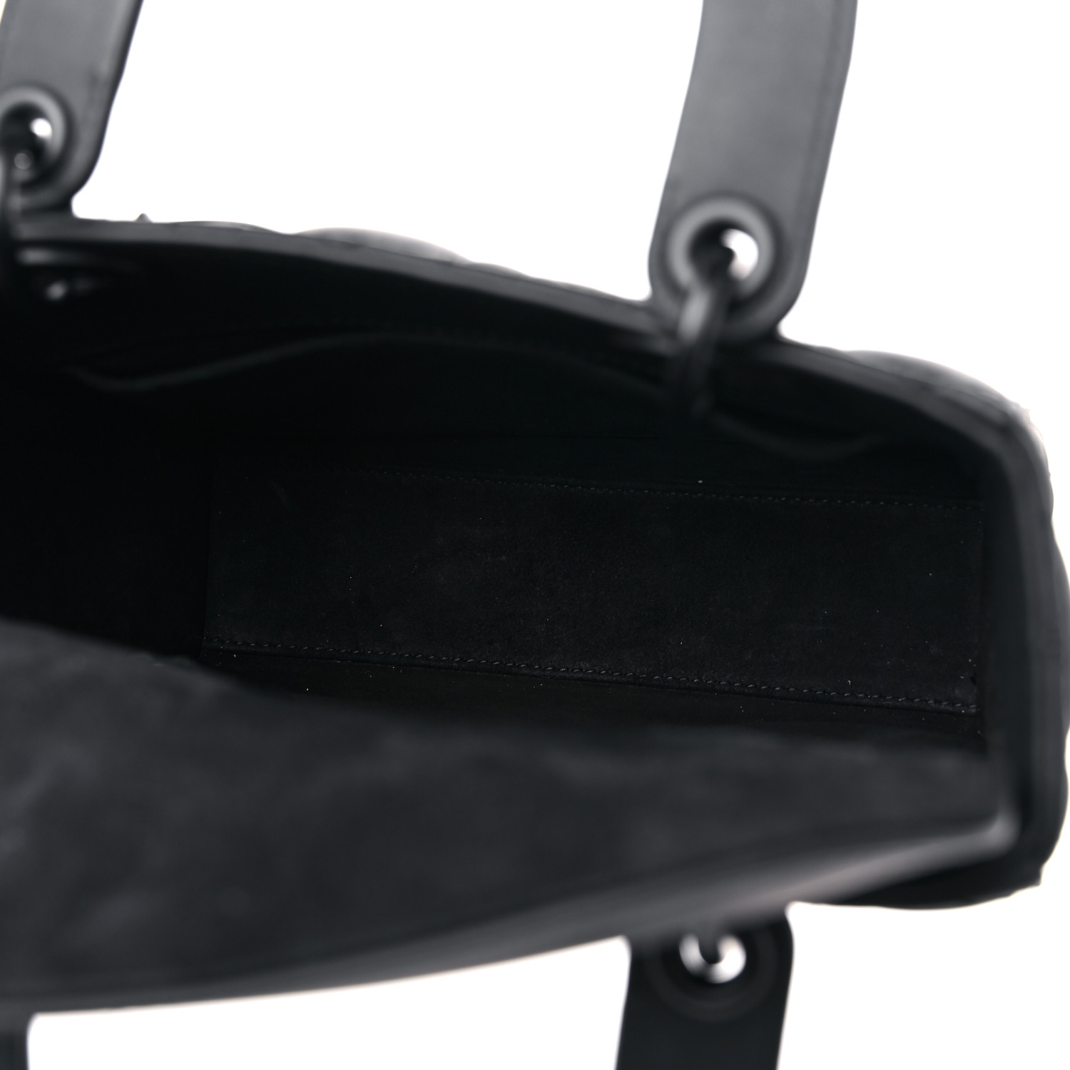 Ultra Matte Calfskin Cannage Small My ABC Lady  Black