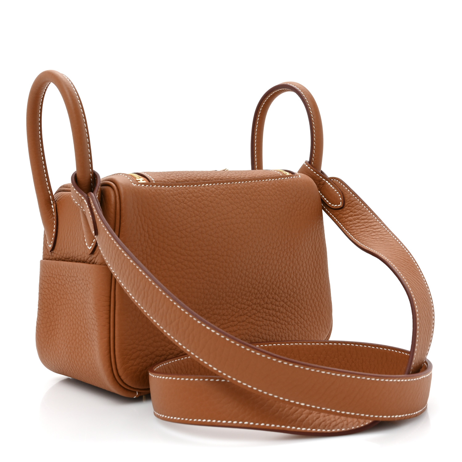 Taurillon Clemence Mini Lindy 20 Gold