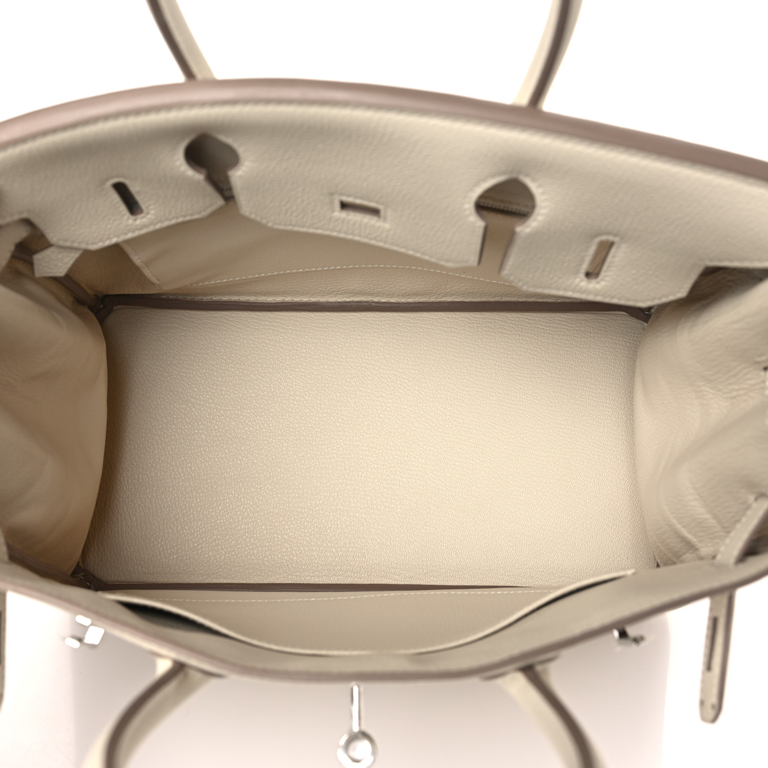 Togo Birkin 30 Craie（Silver Lock）