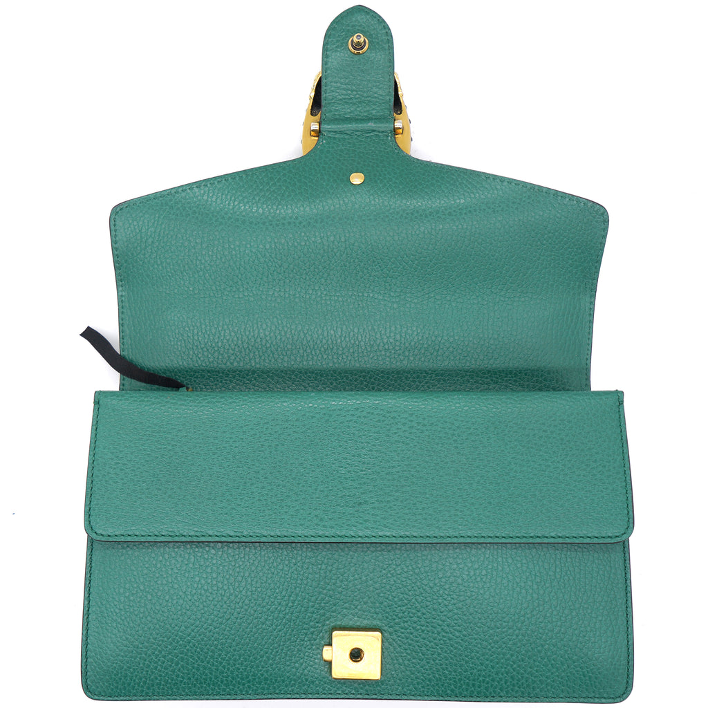 i Green Leather Small Dionysus Shoulder bag
