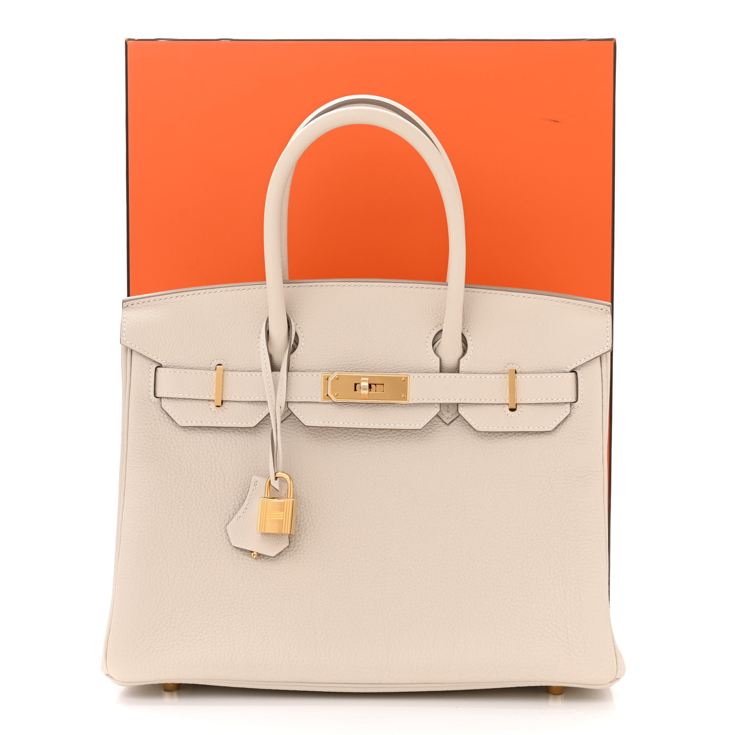 Togo Birkin 30 Craie（Golden Lock）