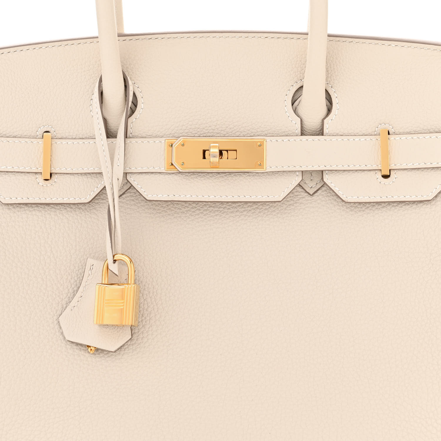 Togo Birkin 30 Craie（Golden Lock）