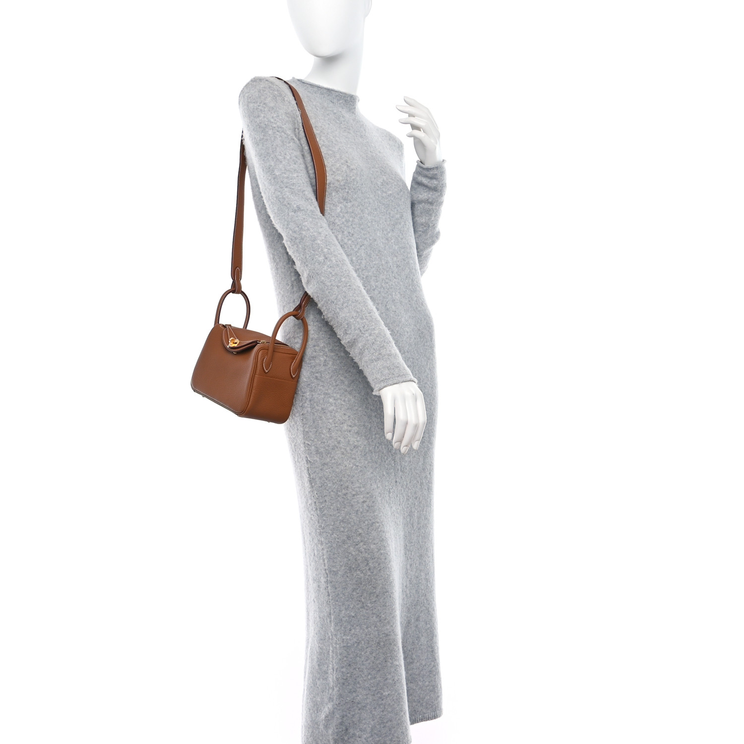 Taurillon Clemence Mini Lindy 20 Gold