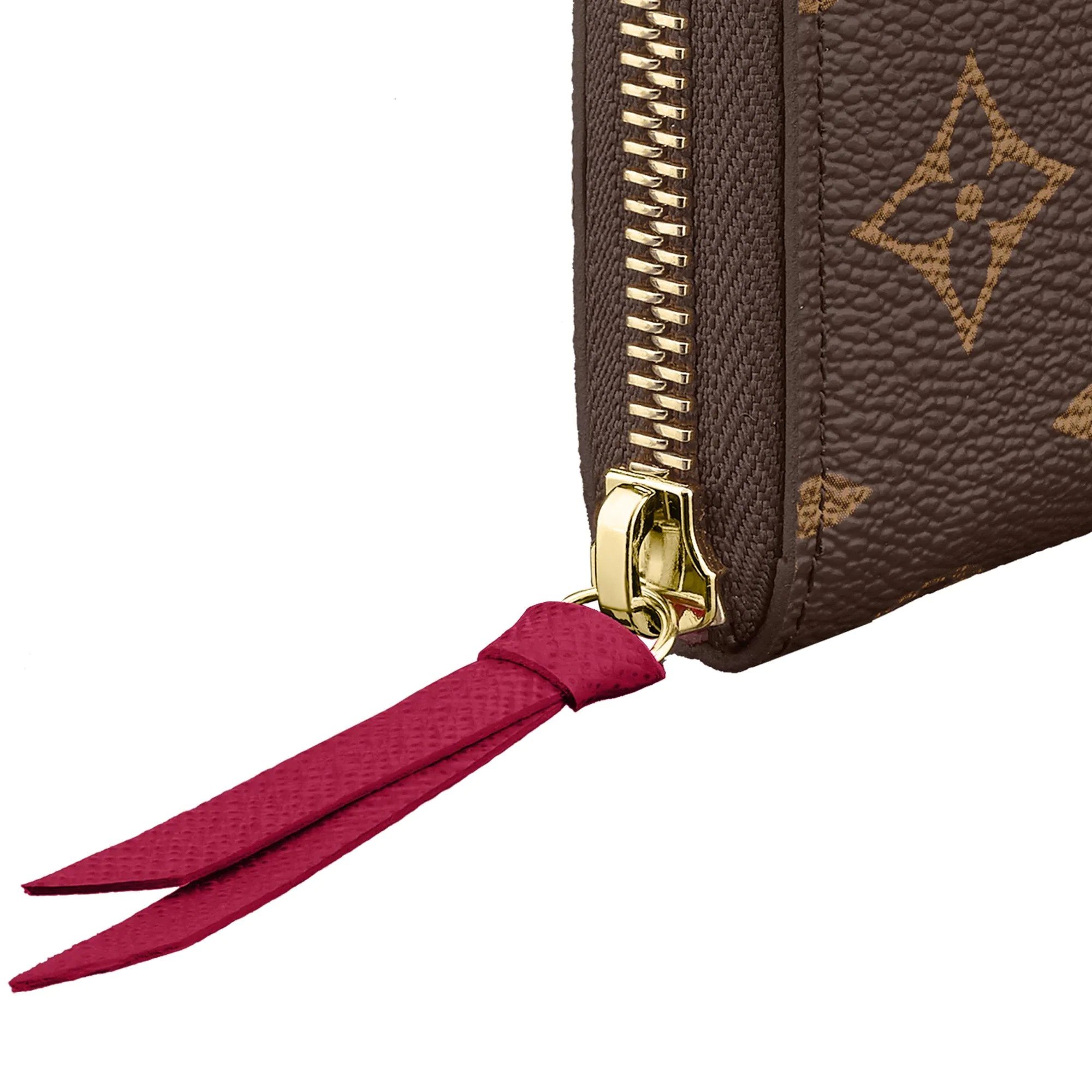 Monogram Canvas Clemence Wallet Fuchsia