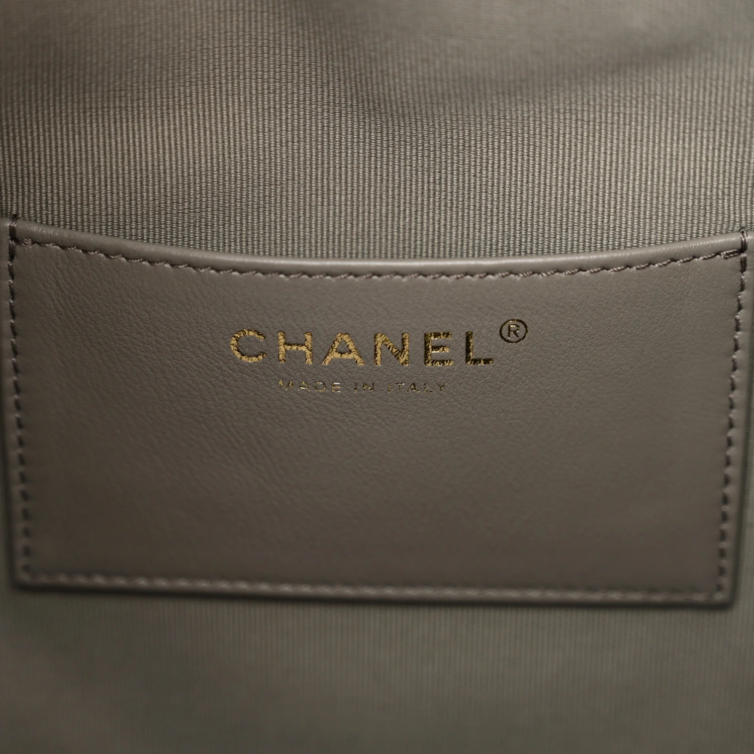 Suede Quilted Medium Chanel 25 Handbag Grey