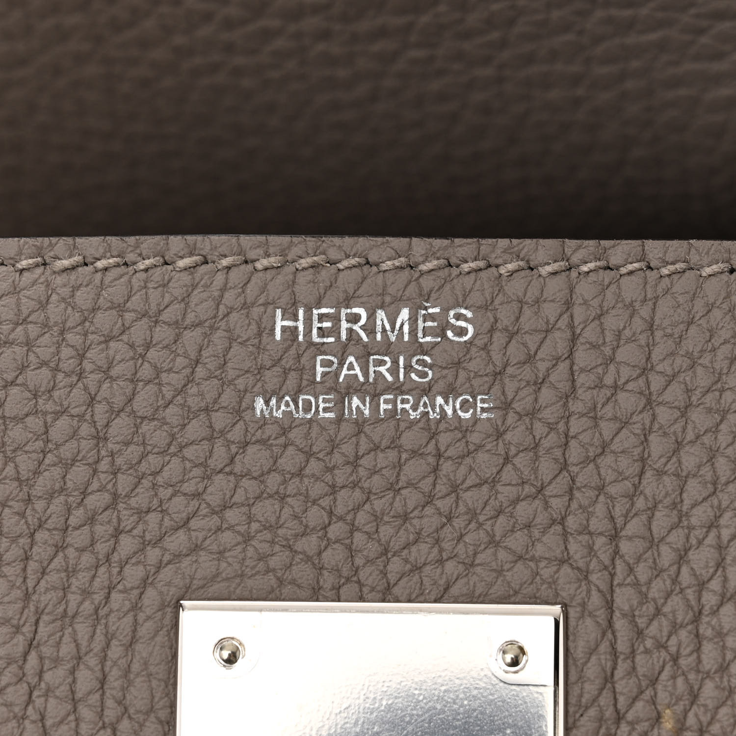 Togo BIRKIN 30 Gris Asphalte