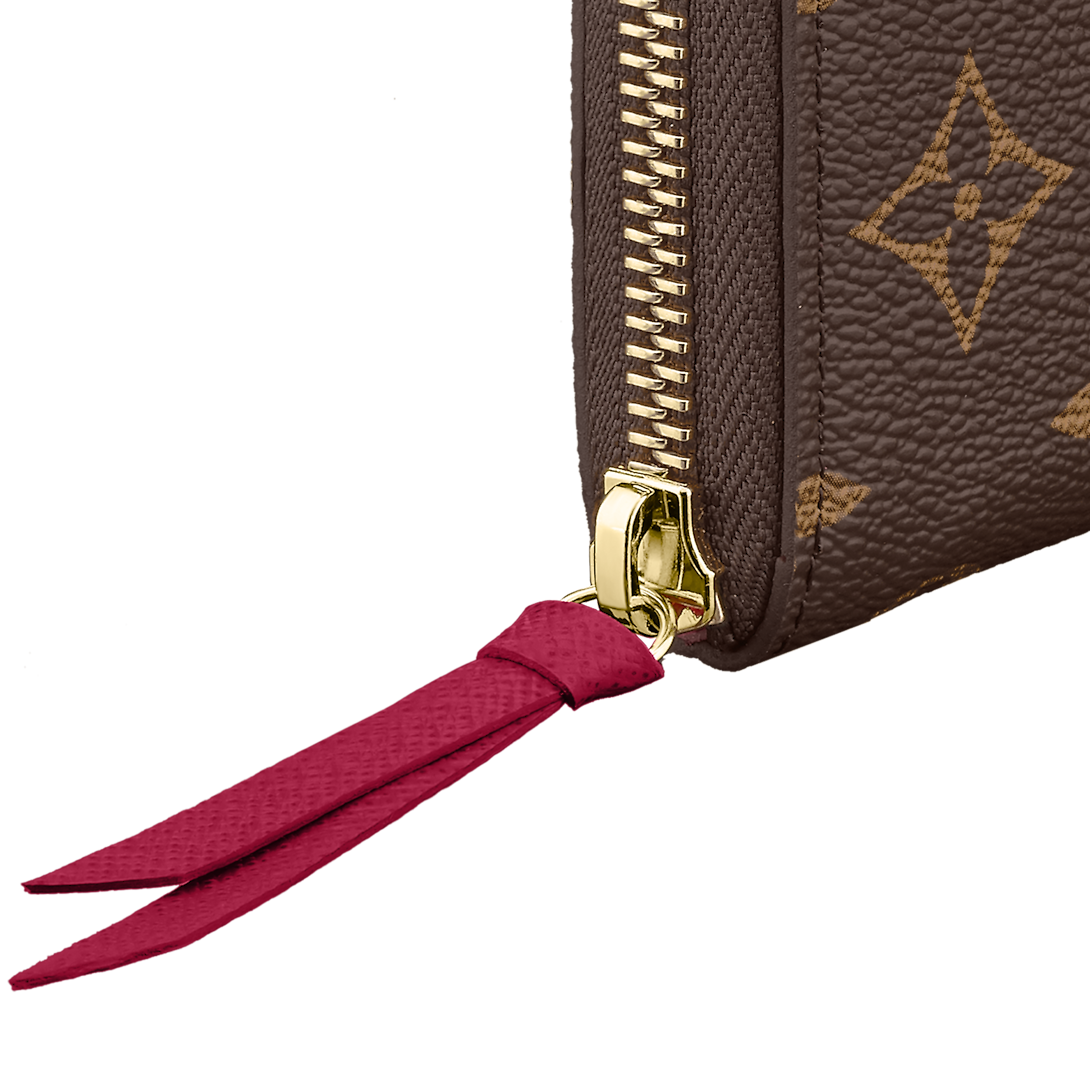 Monogram Canvas Clemence Wallet M60742 Fuchsia