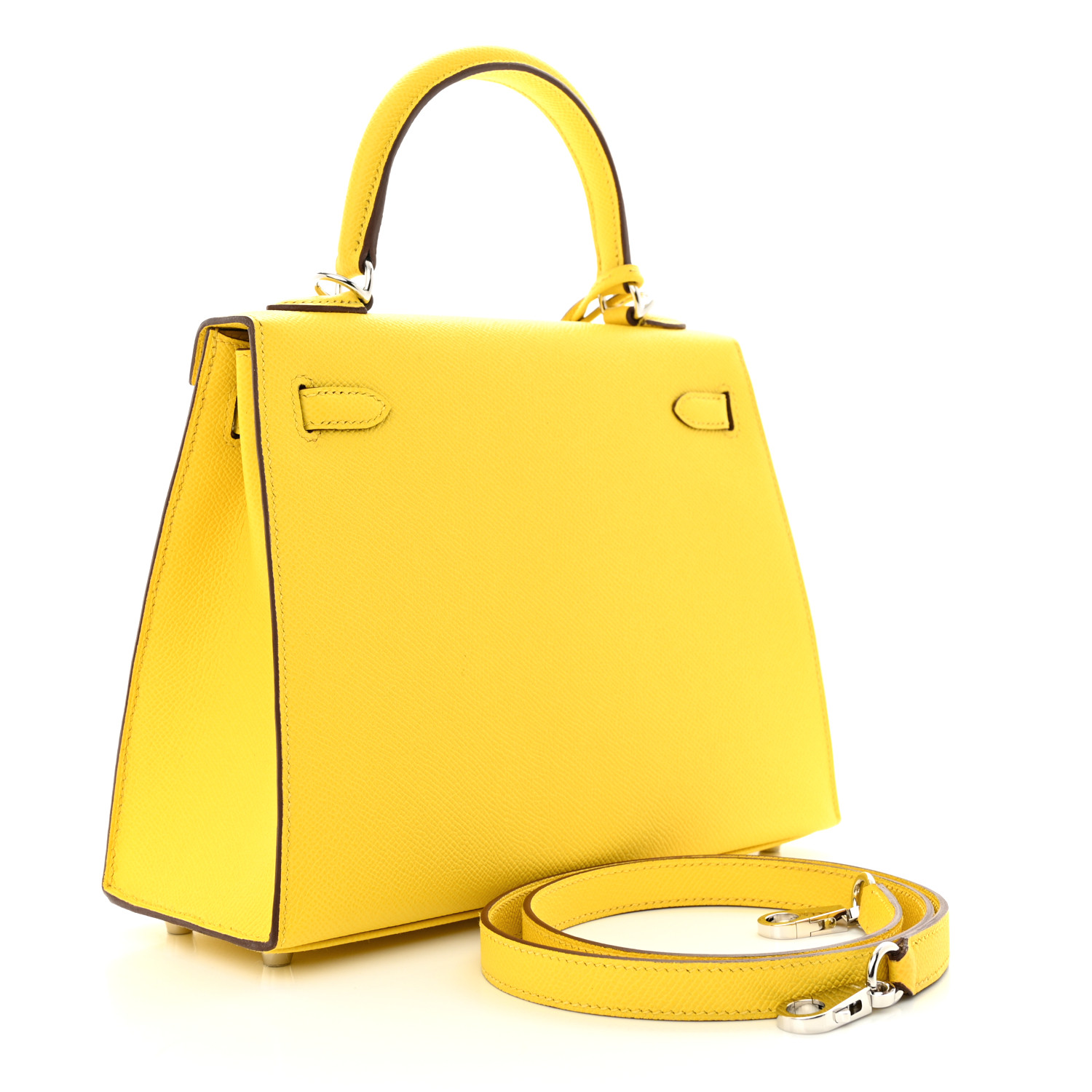 Epsom Kelly Sellier 25 Jaune De Naples