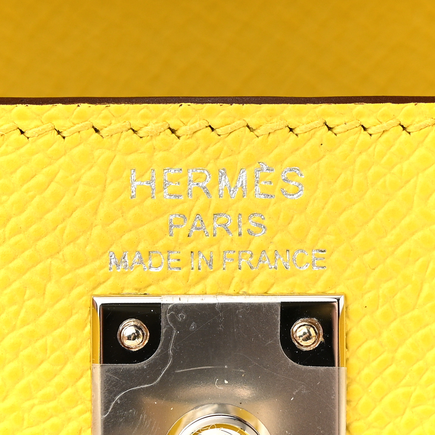 Epsom Kelly Sellier 25 Jaune De Naples