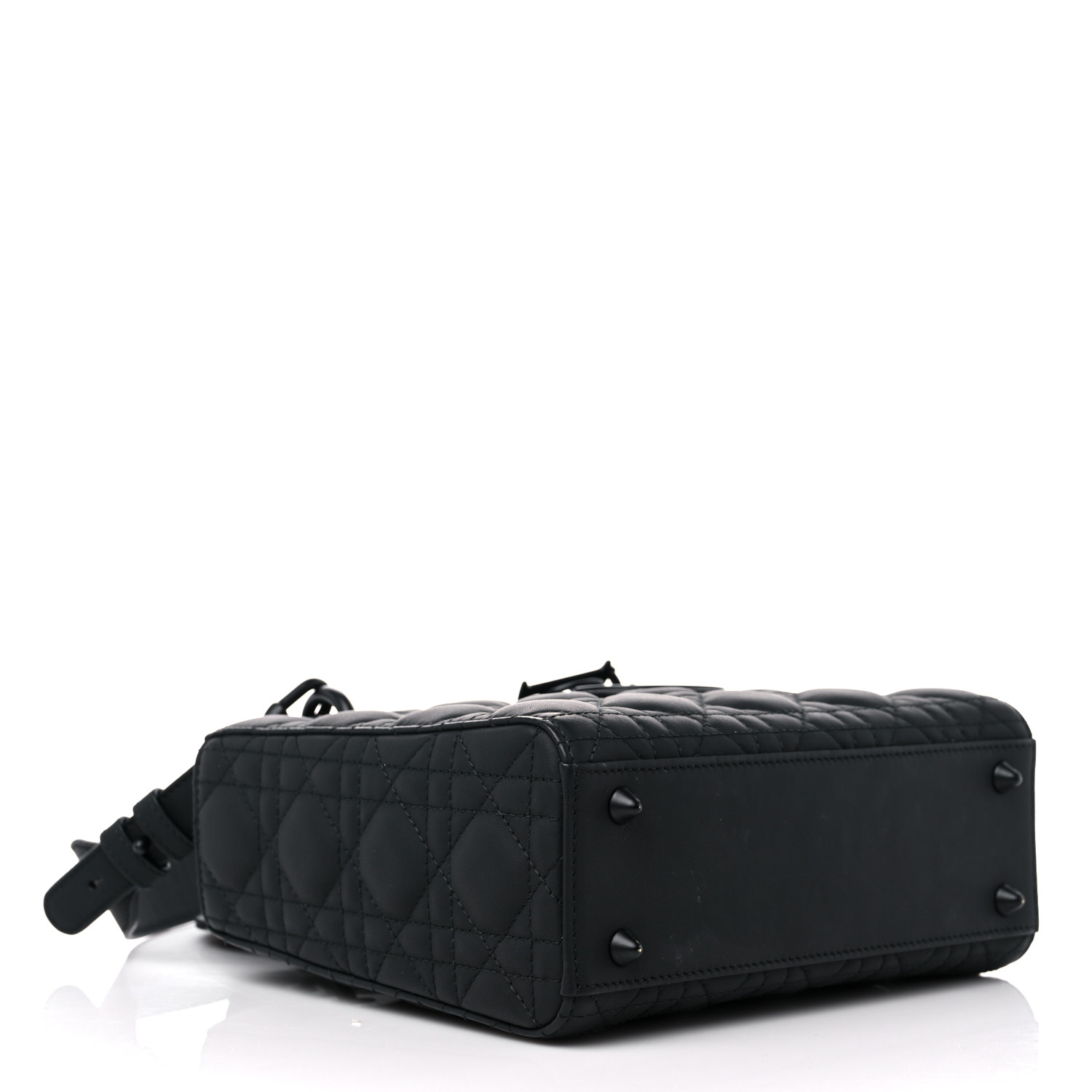 Ultra Matte Calfskin Cannage Small My ABC Lady  Black