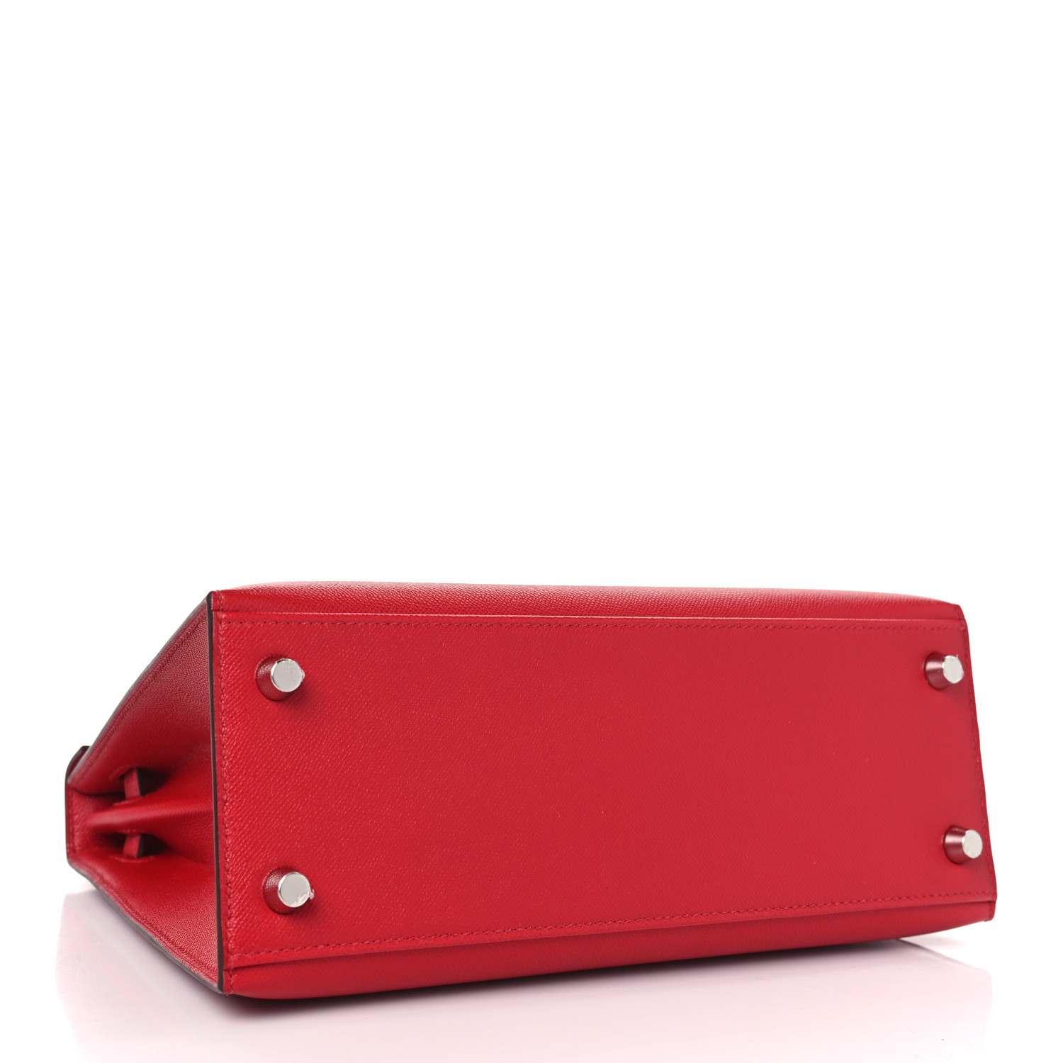 Madame Calfskin Verso Kelly Sellier 25 Rouge Piment Rose Shocking