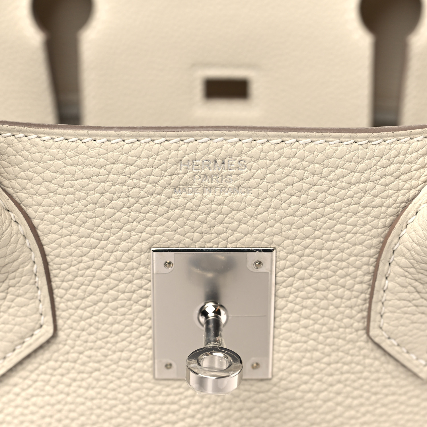 Togo Birkin 30 Craie（Silver Lock）