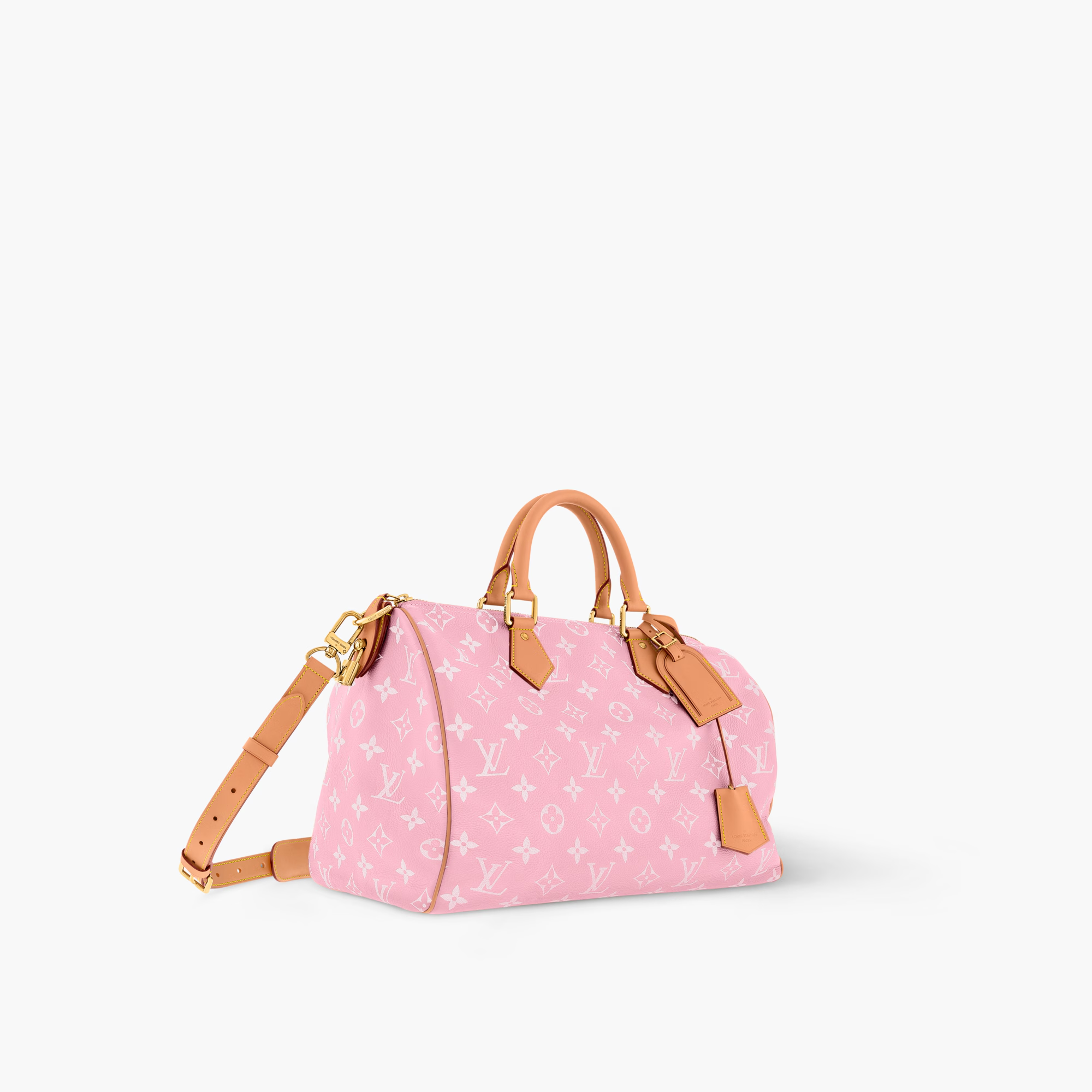 Calfskin Monogram Speedy P9 40/30-Candy