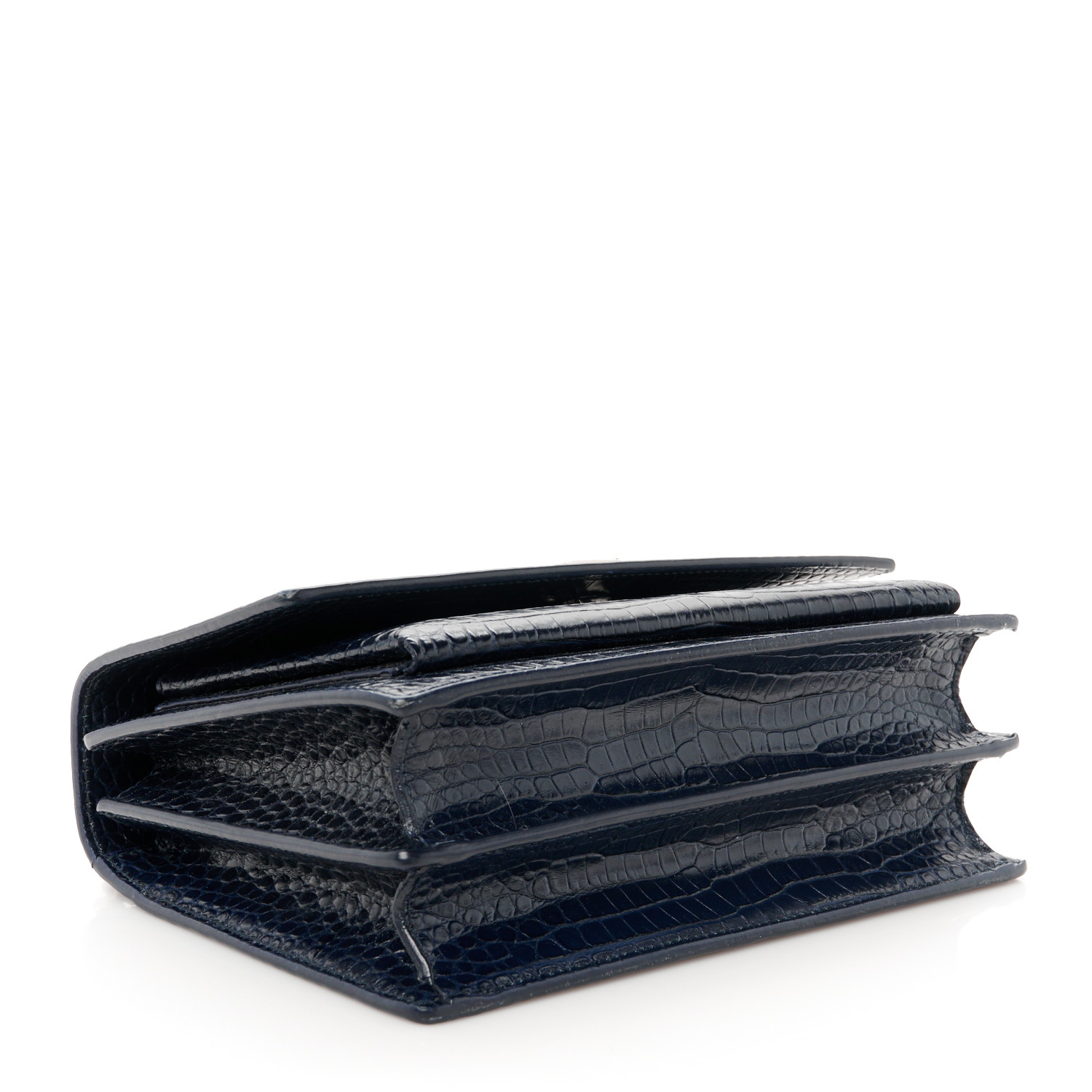 SUNSET MEDIUM CROC EMBOSSED BAG