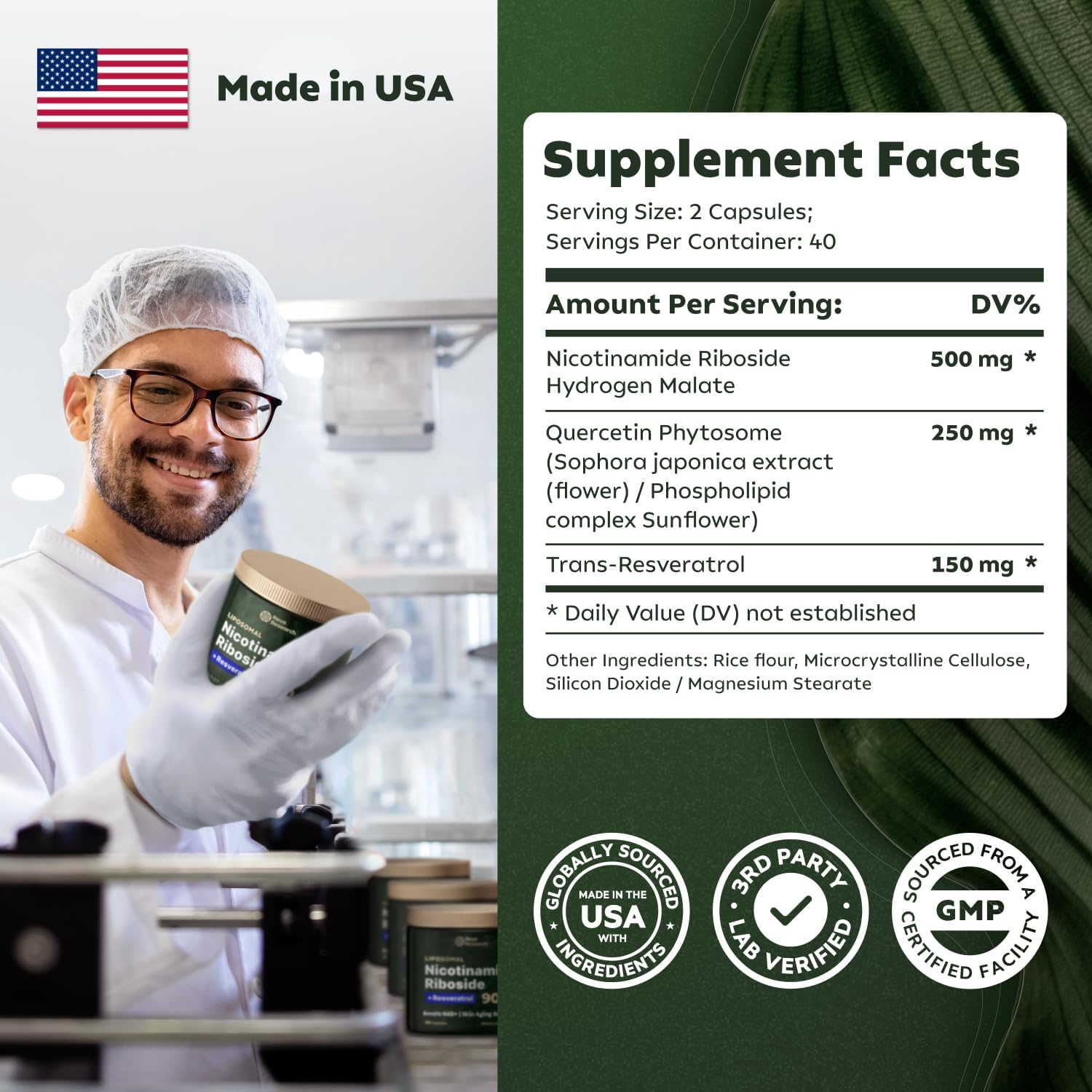 Reus Research NAD+ Supplement