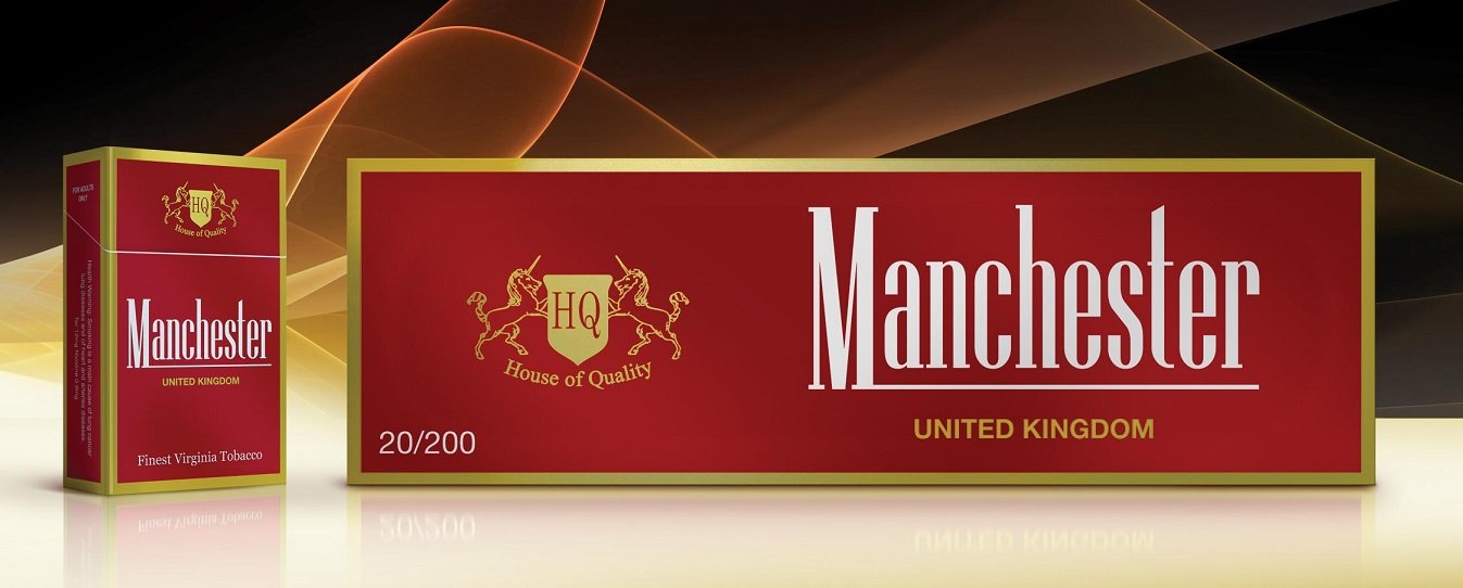 Manchester United Kingdom Red Carton