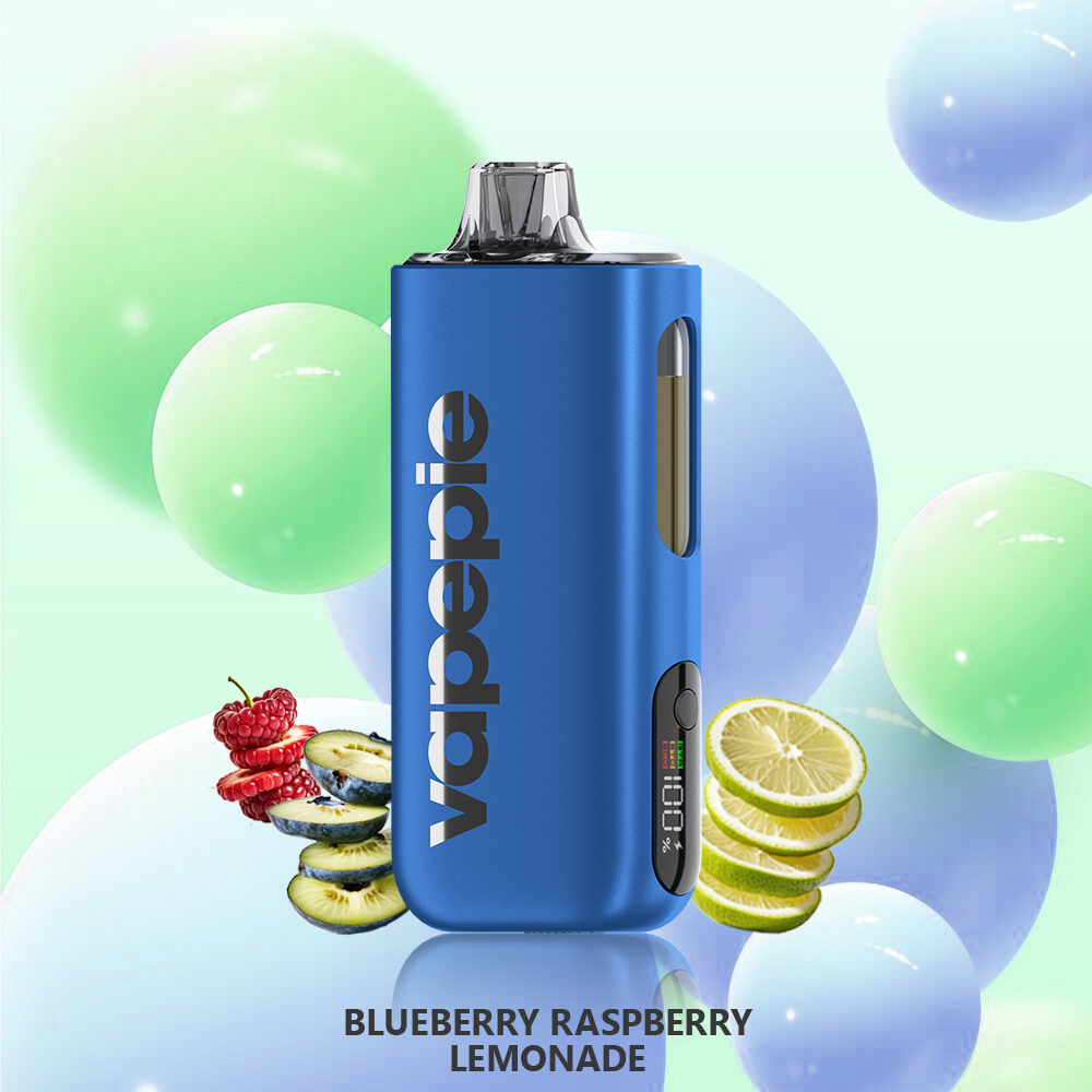 Heidelbeere-Himbeere-Limonade & VAPEPIE Max 40000 PUFFS