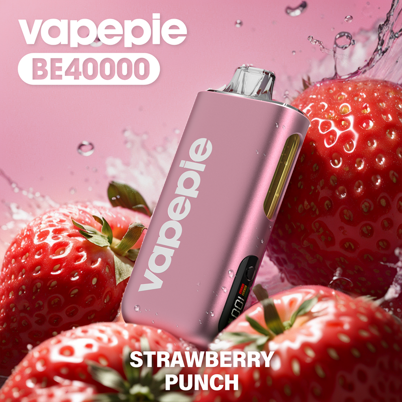 Erdbeere-Punsch & VAPEPIE Max 40000 PUFFS