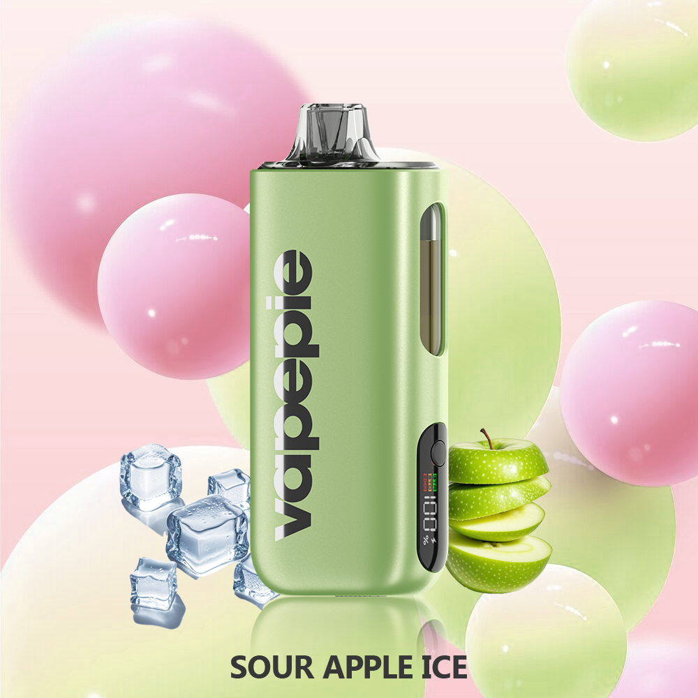 Sauer-Apfel-Eis & VAPEPIE Max 40000 PUFFS