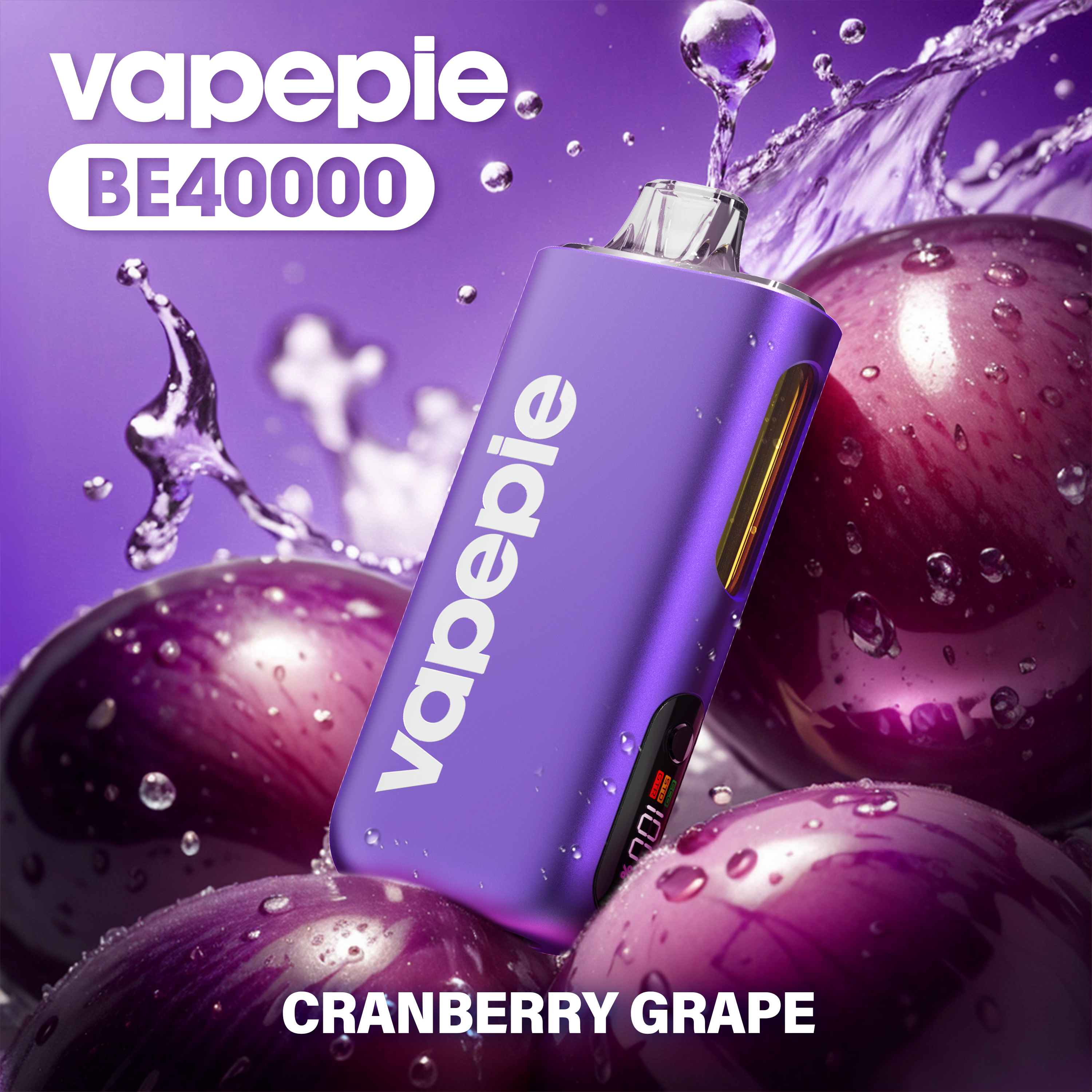 Beeren-Weintraube & VAPEPIE Max 40000 PUFFS