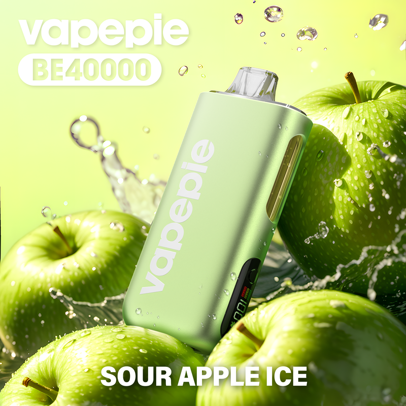 Sauer-Apfel-Eis & VAPEPIE Max 40000 PUFFS