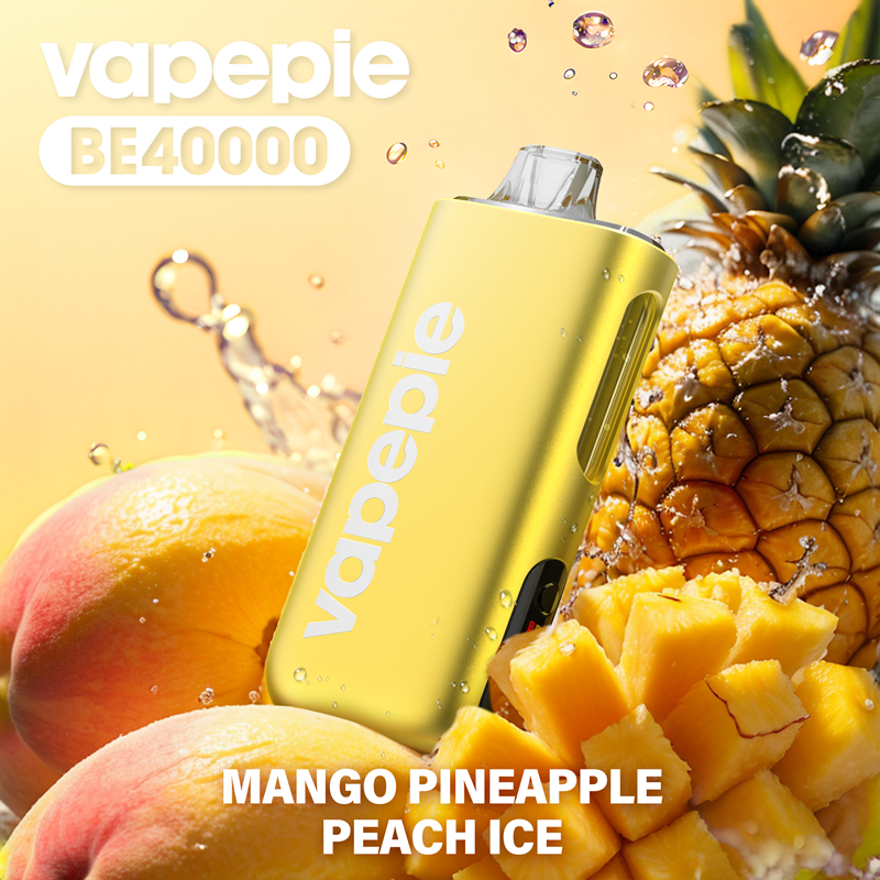 Mango-Ananas-Pfirsich-Eis & VAPEPIE Max 40000 PUFFS