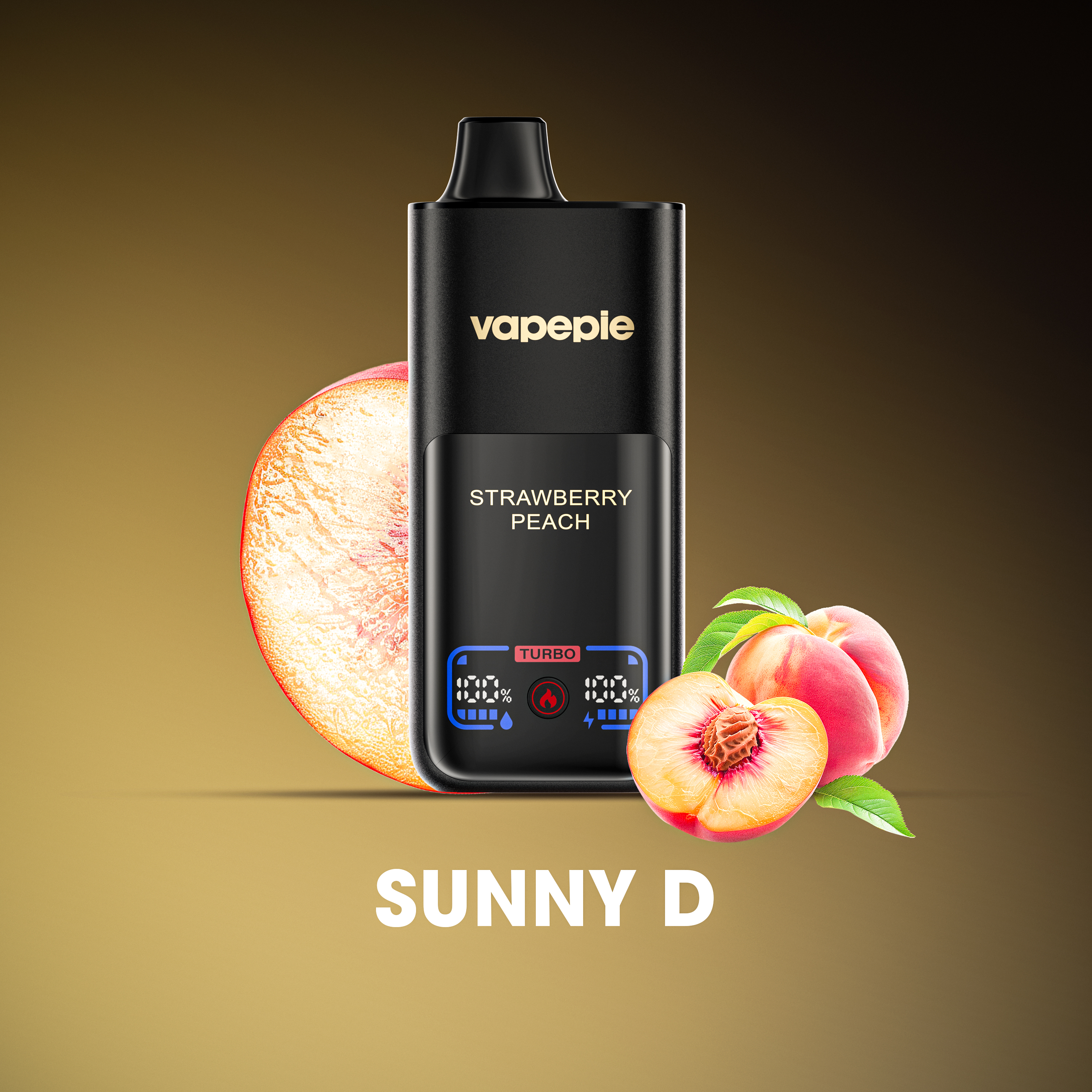 VAPEPIE 70000 Puffs - Erdbeere-Pfirsich